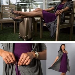 Betabrand Travel Wrap Dress